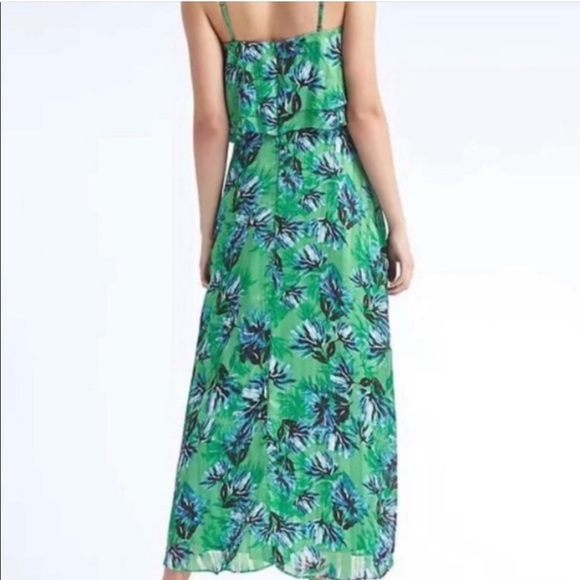 Banana Republic Floral Tiered Flounce Dress NEW - Picture 5 of 8